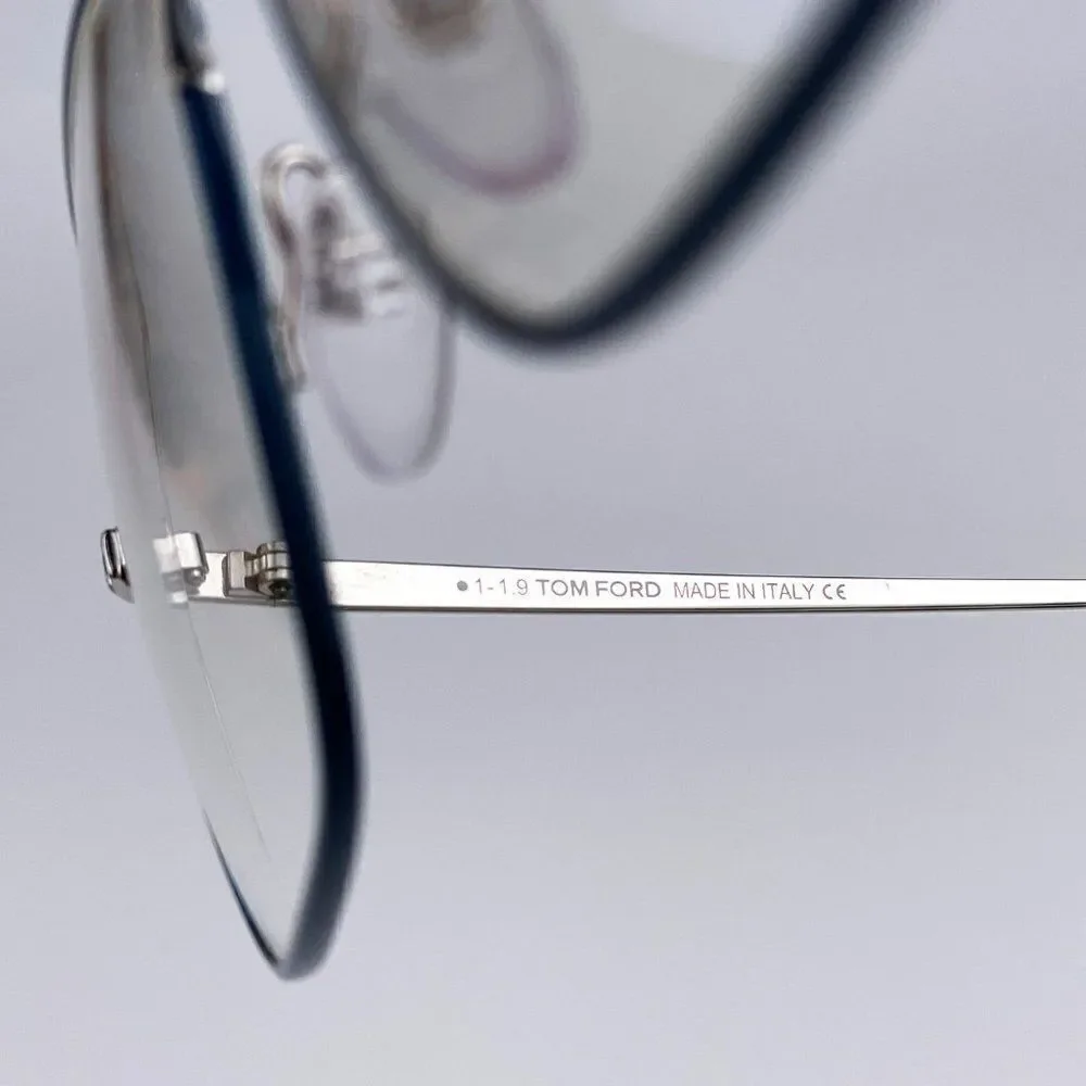 SALE! NEW TOM FORD FT5613-B 098 Butterfly Blue Block Metal Women Eyeglasses